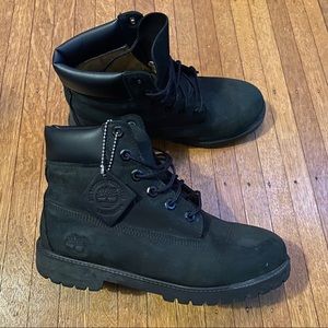 Black Waterproof Timberland Boots